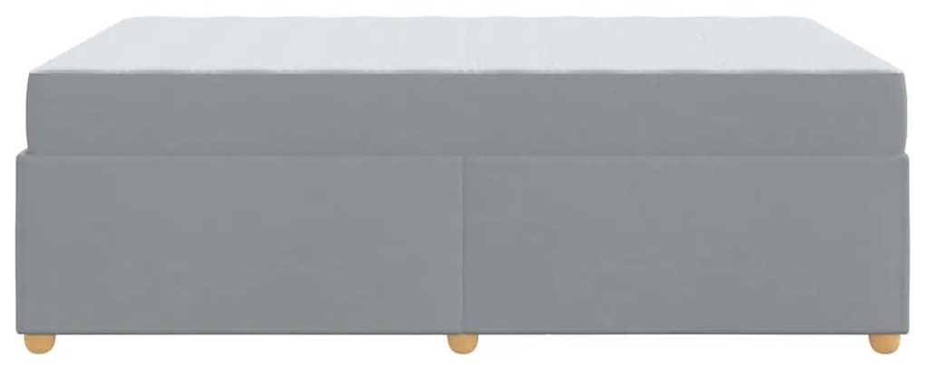 Estrutura de cama com colchão Cinzento-claro 120 x 200 cm