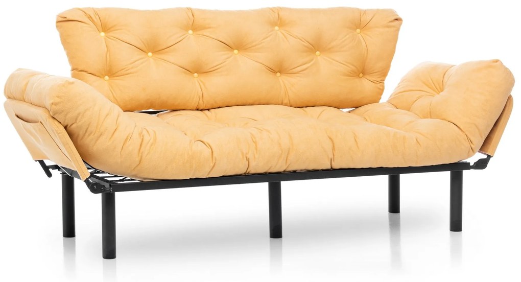 Conjunto de Mesas de Apoio Stil Metal Ferforje – Creme e Preto – 46x62
