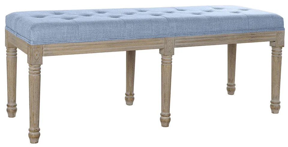 Banqueta Dkd Home Decor Azul (122 X 41 X 46 cm)