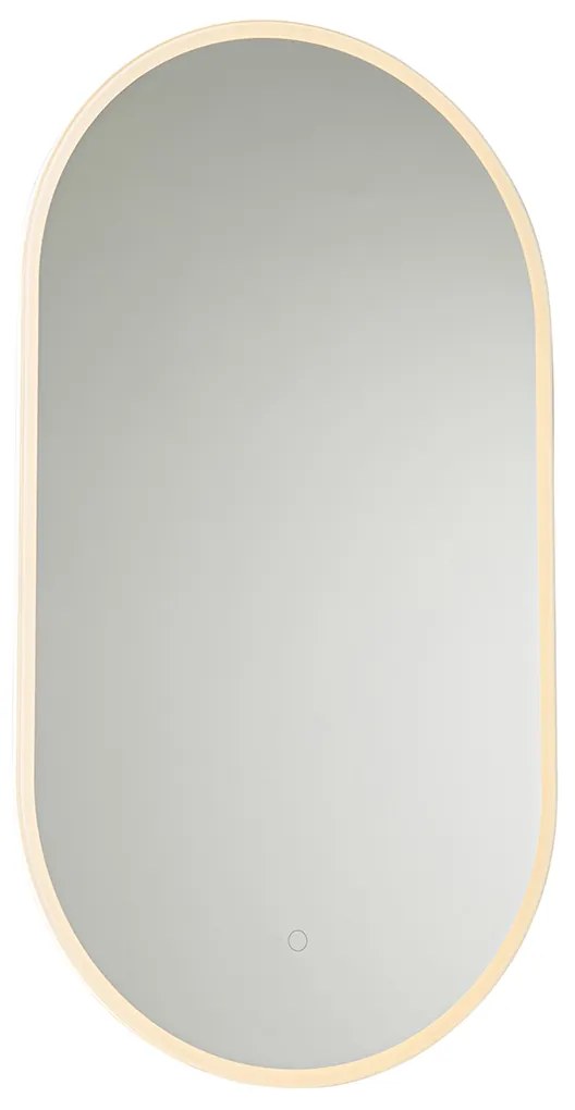 Espelho de casa de banho moderno com LED e dimmer tátil - Bouwina Moderno