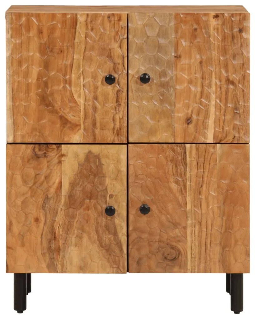 Móvel de apoio 60x33x75 cm madeira de acácia maciça