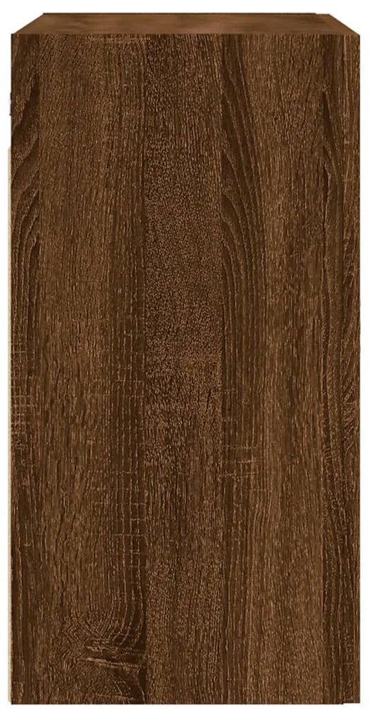 Armário parede 60x31x60 cm derivados madeira carvalho castanho