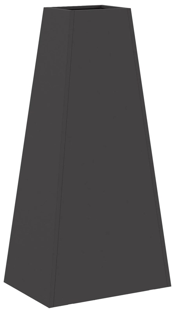 Fogo de Vila XL Preto 50x35x100 cm Aço