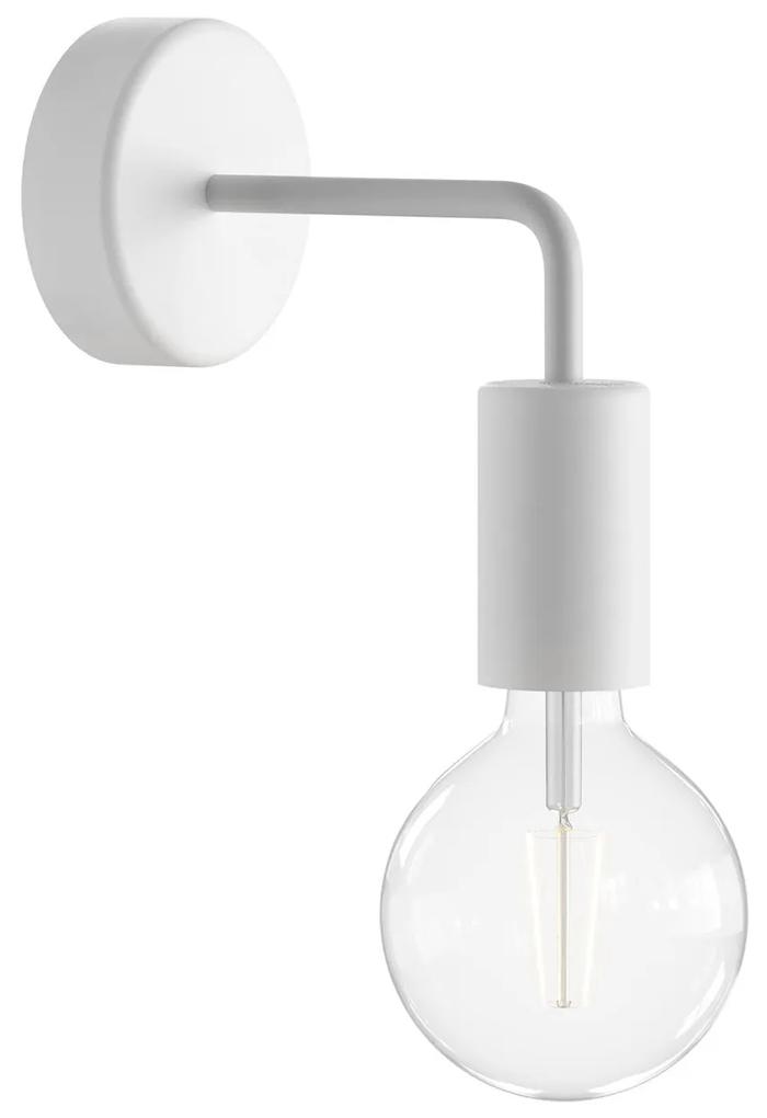 Fermaluce EIVA ELEGANT with L-shaped extension, ceiling rose and lamp holder IP65 waterproof - Branco Não