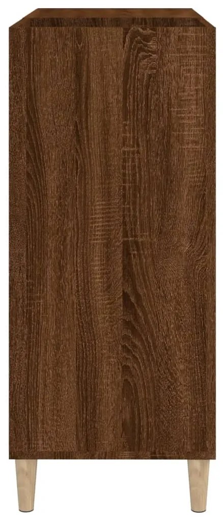 Armário p/ discos 84,5x38x89cm deriv. madeira carvalho castanho