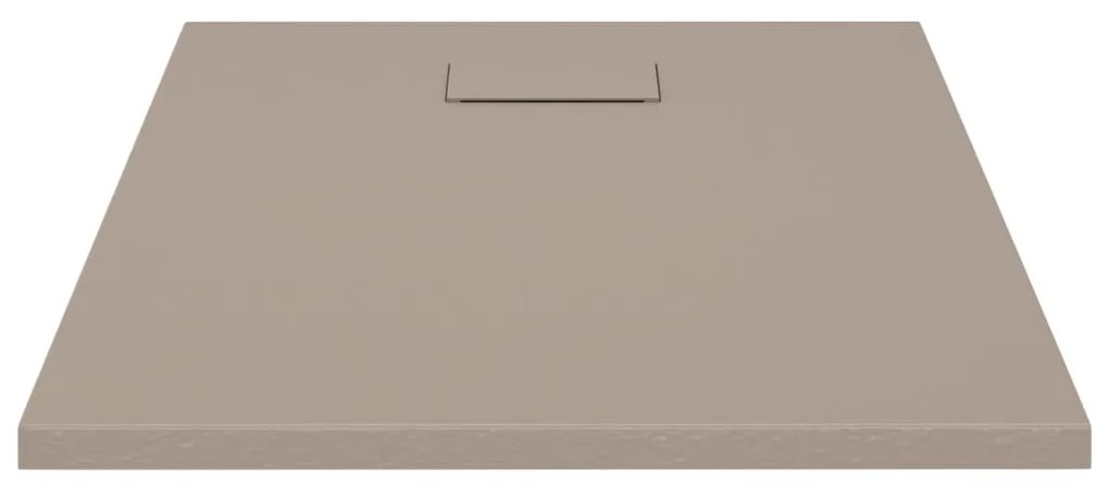 Base de chuveiro SMC 90x70 cm castanho