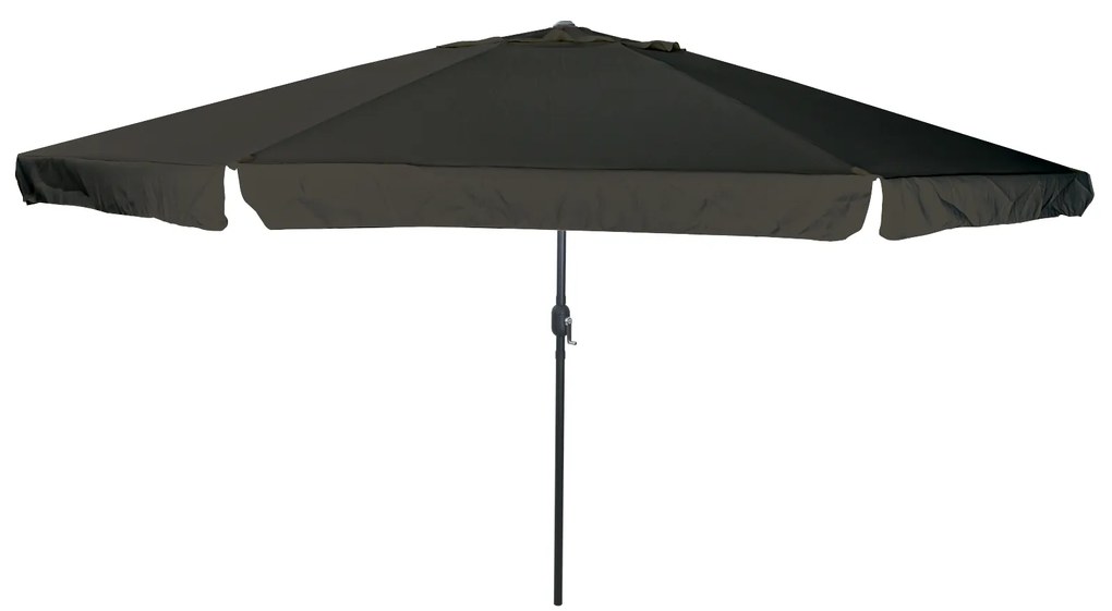 Parasol de Jardim vidaXL ø395x245 cm Preto
