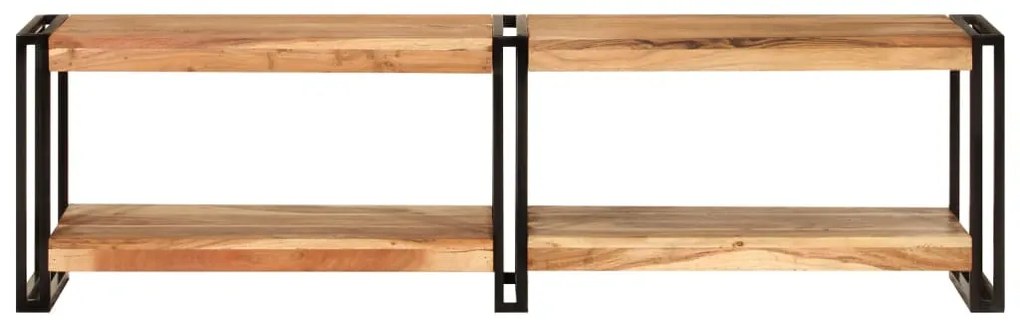 Móvel de TV 140x30x40 cm madeira de acácia maciça