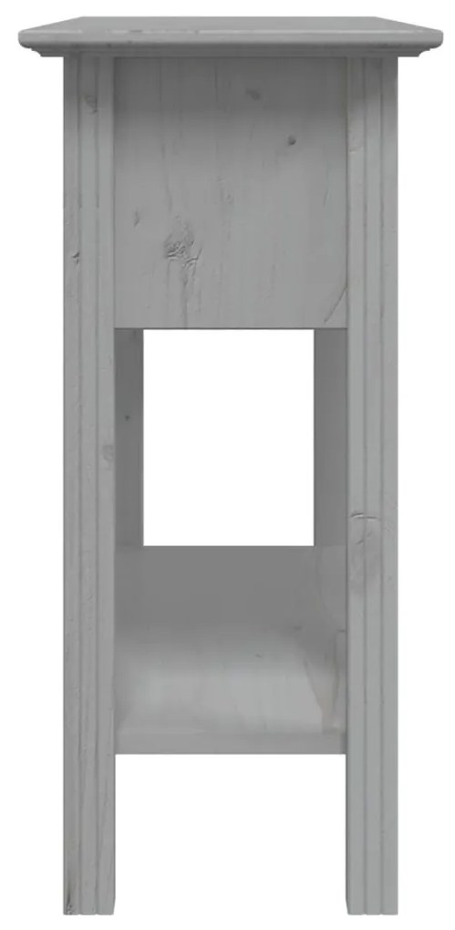 Consola de Entrada Outo em Madeira de Pinho - Cinzento - Design Bohémi