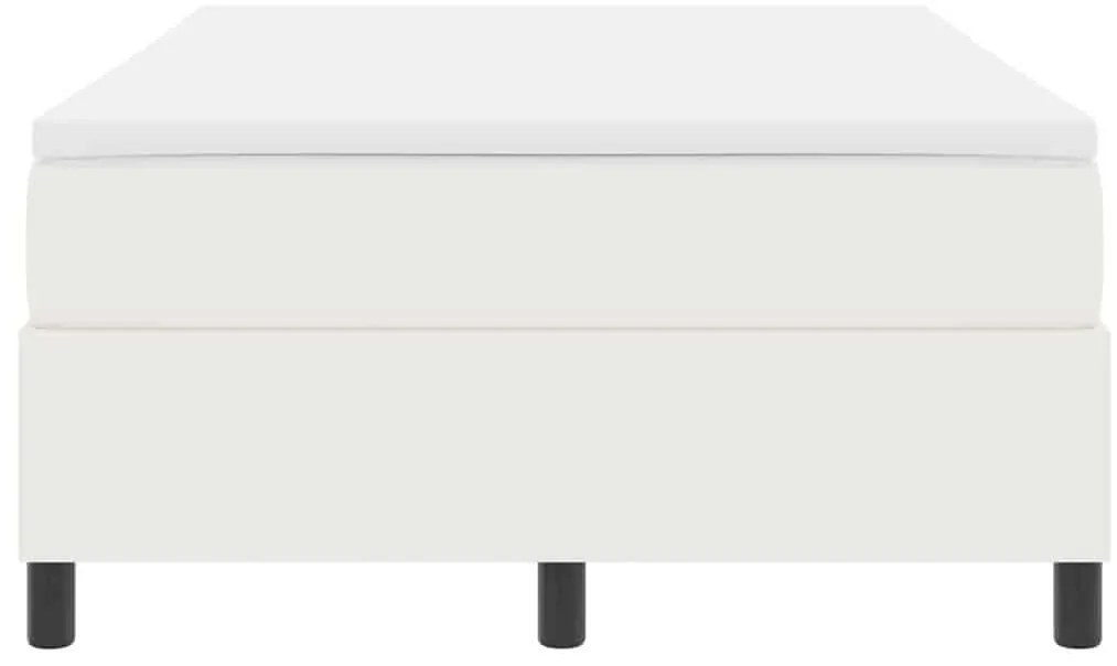 Cama Box com Colchão Creme - 120 x 200 cm, Tecido de Veludo Cotelê