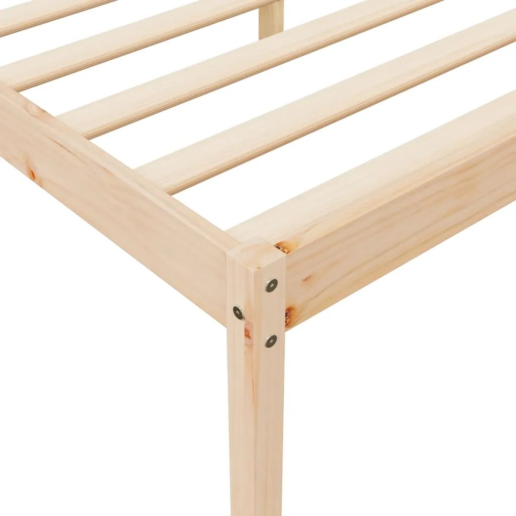 Cama para idosos 140x200 cm pinho maciço