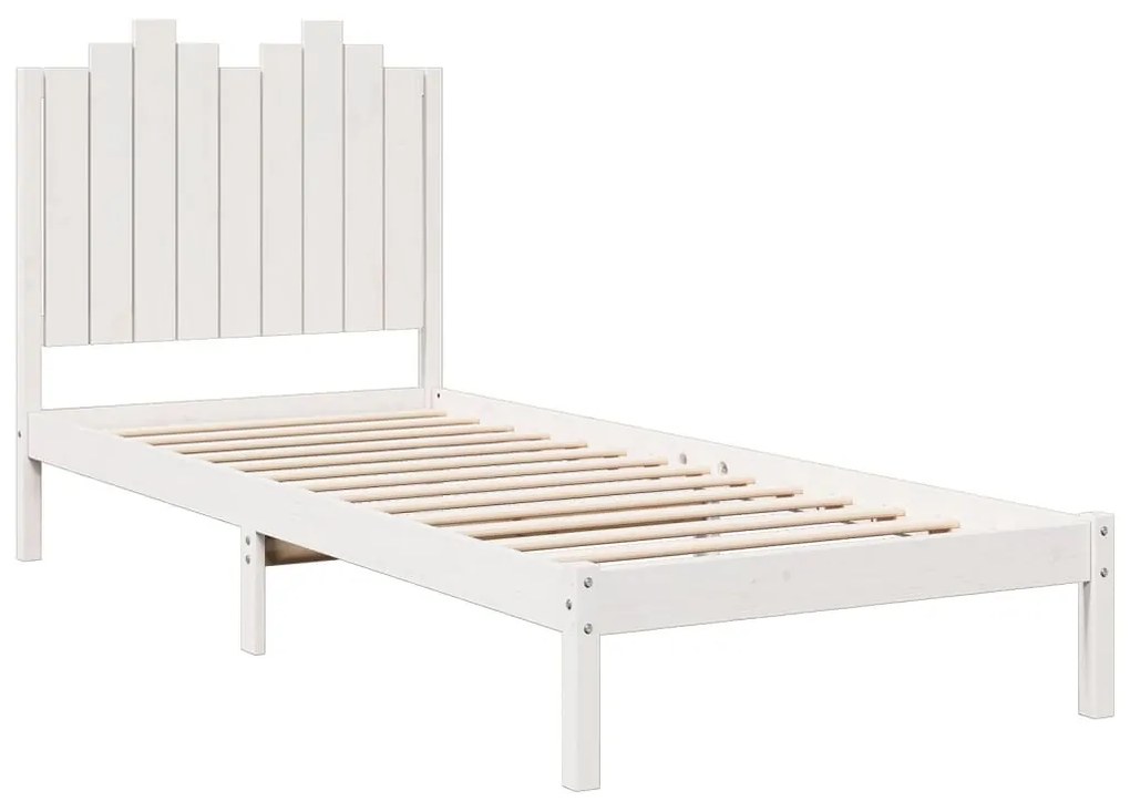 Cama extra longa sem colchão 100x210 cm madeira maciça