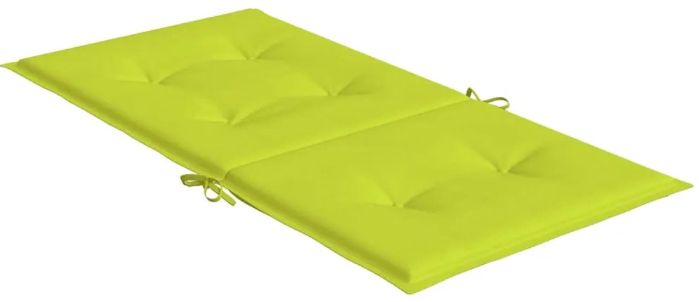 Almofadões lombares p/ cadeiras jardim 6pcs oxford verde brilh.