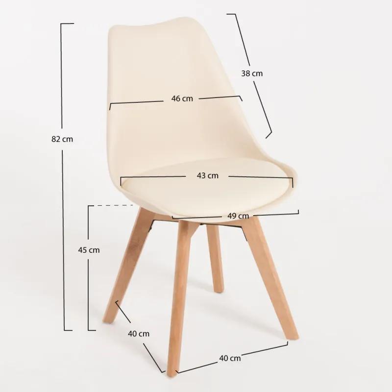 Cadeira Synk Basic - Crema
