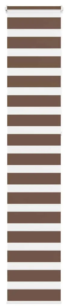 vidaXL Cortina de zebra 45x230 cm largura do tecido 40,9 cm poliéster