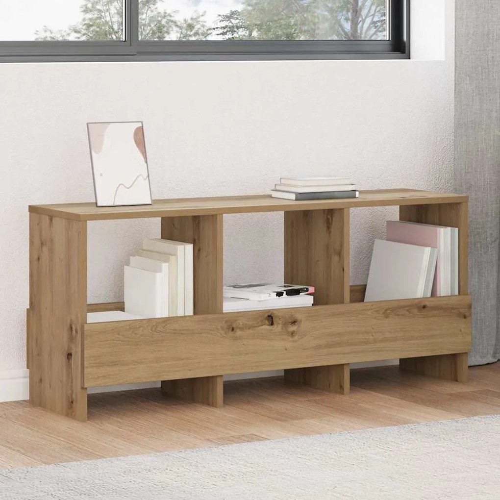 vidaXL Estante de Revistas Carvalho Artesanal 102 x 30 x 45 cm