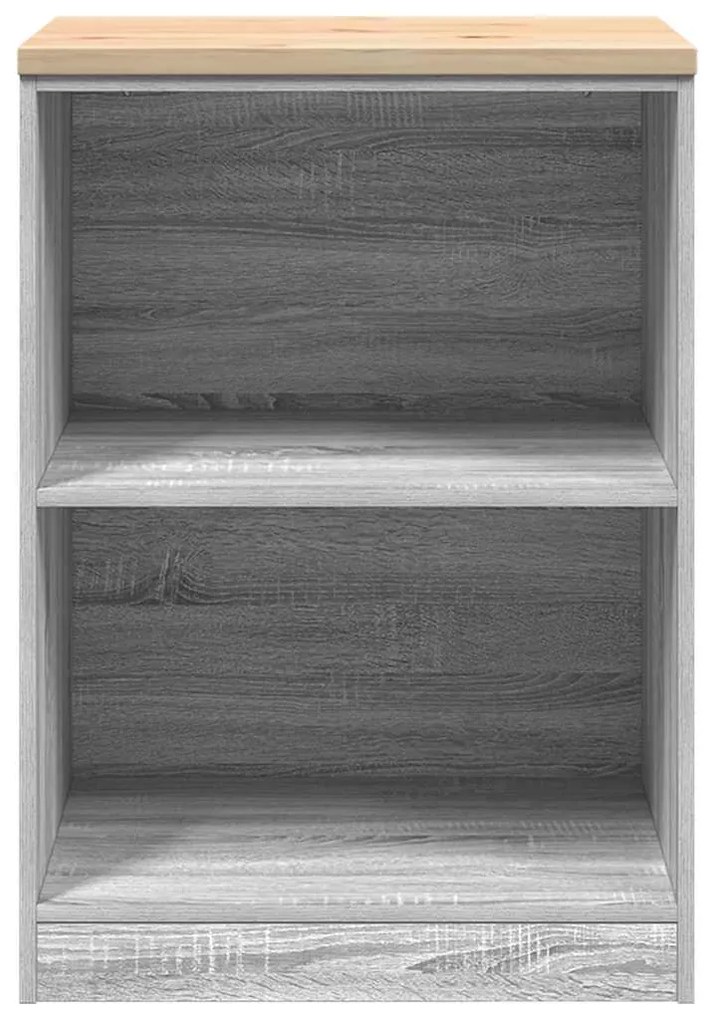 Armário de arrumação de garagem cinzento sonoma 60x51x85 cm