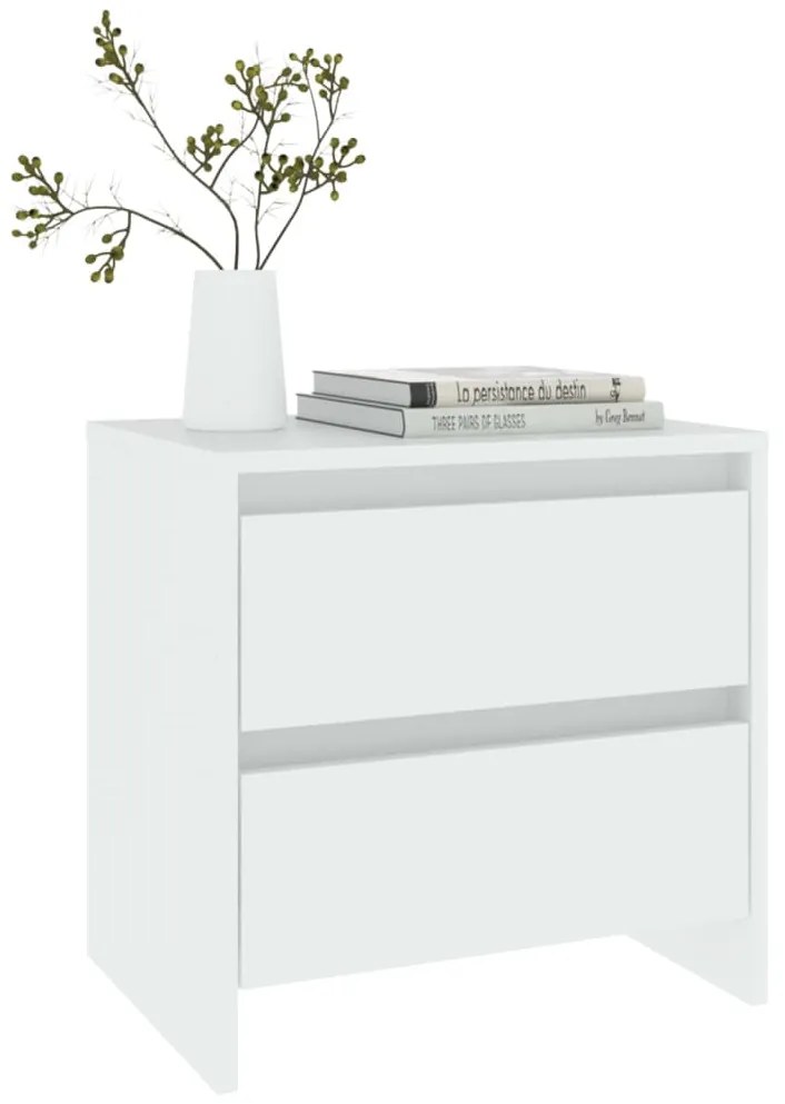 Mesa de cabeceira 45x34,5x44,5 cm aglomerado branco