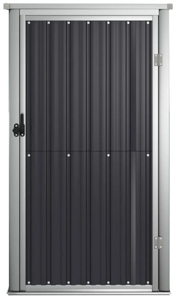 Abrigo ferramentas jardim 88x89x161cm aço galvanizado antracite