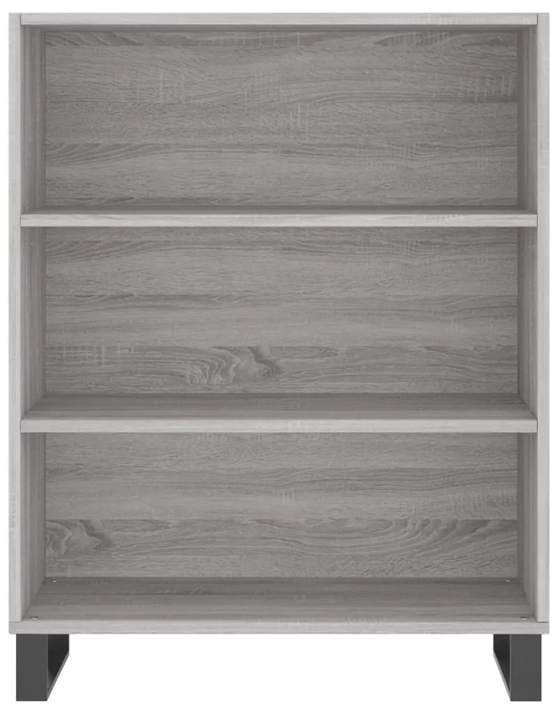 Armário alto 69,5x34x180 cm derivados de madeira sonoma cinza