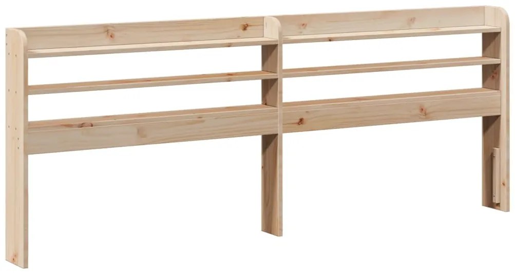 Cama sem colchão 140x190 cm madeira de pinho maciça