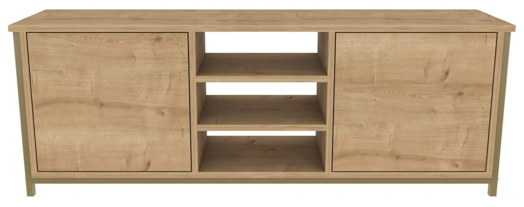Móvel TV Otis – Carvalho Dourado – 140 cm x 35,3 cm x 50,8 cm