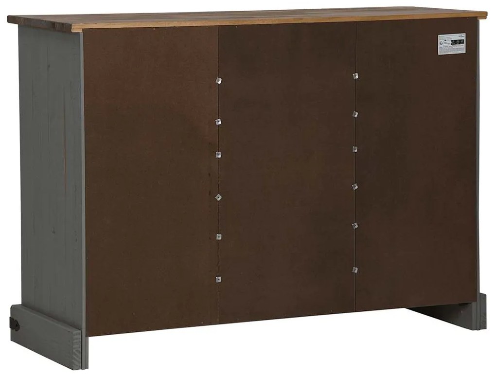 Aparador HALDEN 2 portas de correr 112x40x80 cm Madeira maciça