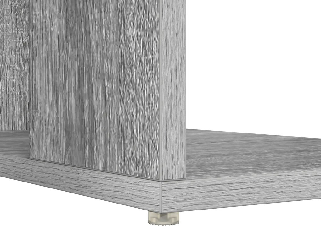 Secretária Cinza Sonoma Cinza Sonoma Aglomerado de partículas Médio