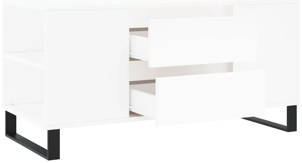 Mesa de centro 102x44,5x50 cm derivados de madeira branco