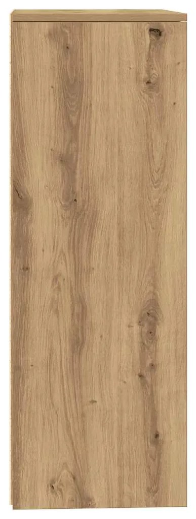 Aparador com 6 gavetas 50x34x96 cm madeira carvalho artisiano