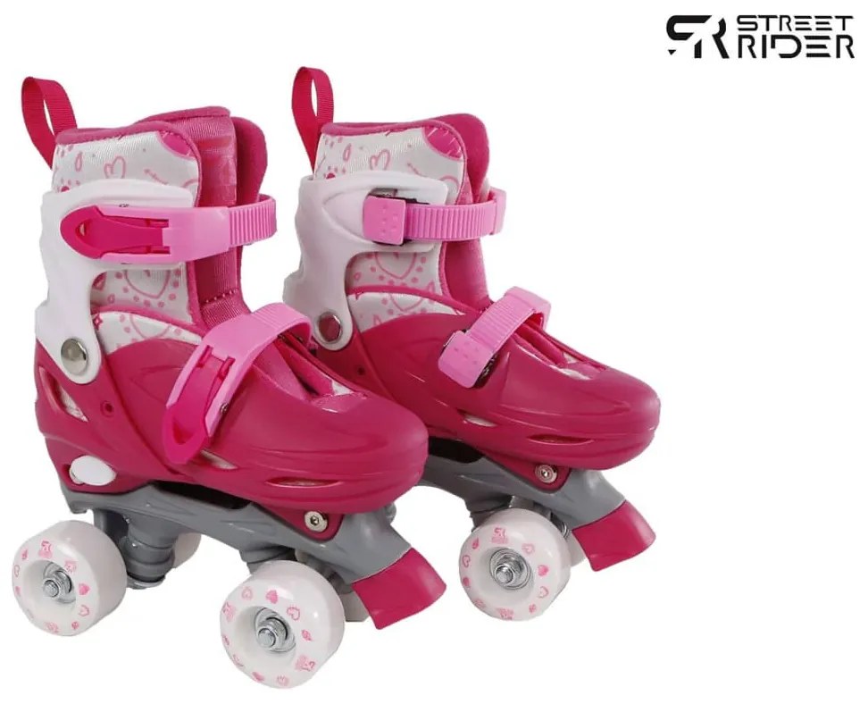 436456 Street Rider Patins ajustáveis 27-30 rosa