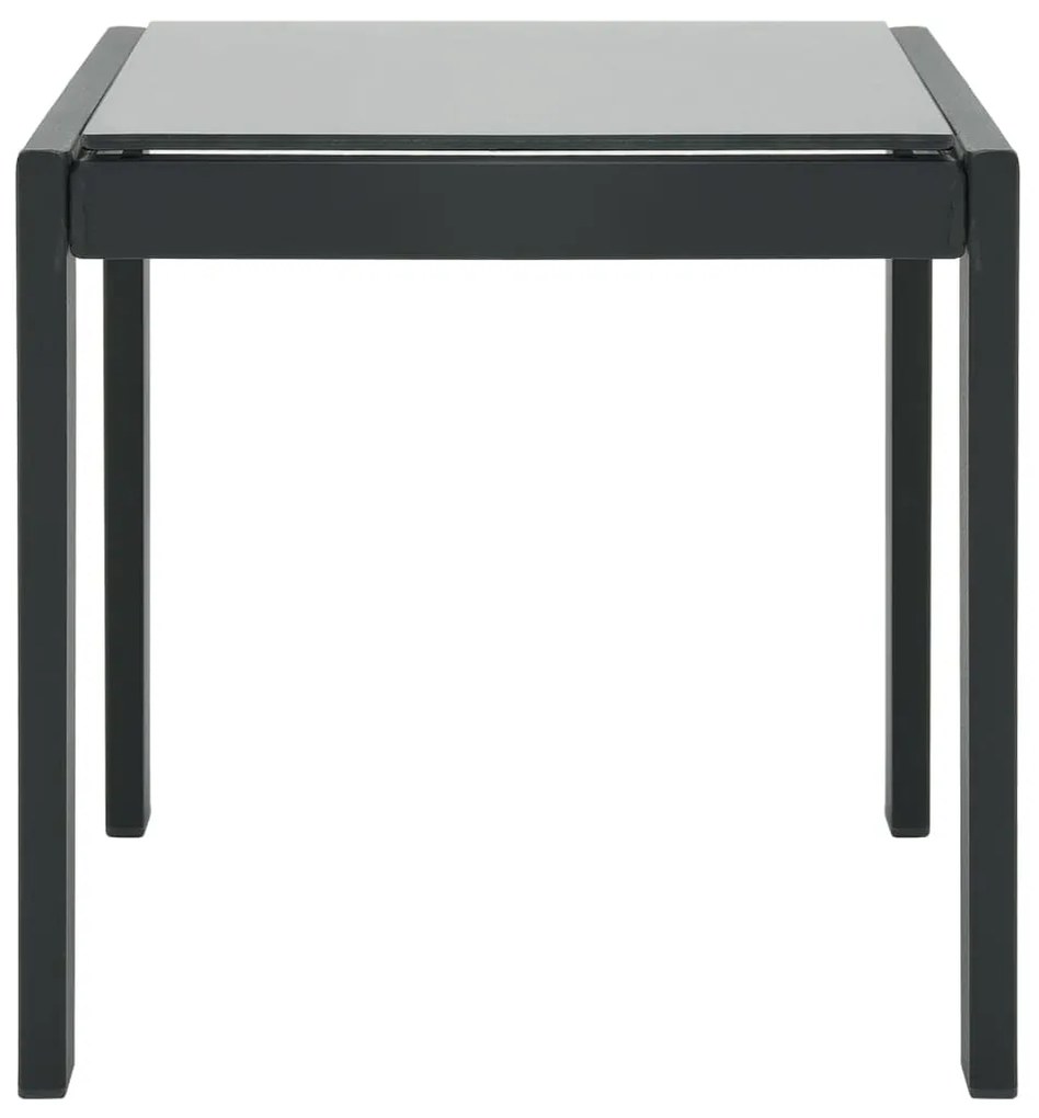 Espreguiçadeiras com mesa 2 pcs textilene e aço