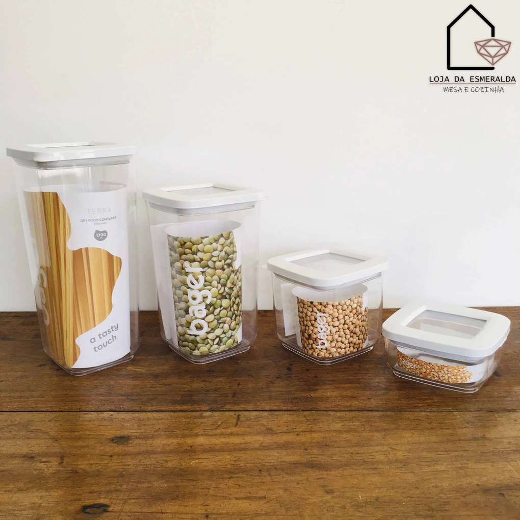 Recipientes p/ Conservação de Alimentos | Terra | Vários Tamanhos - 1300 ml