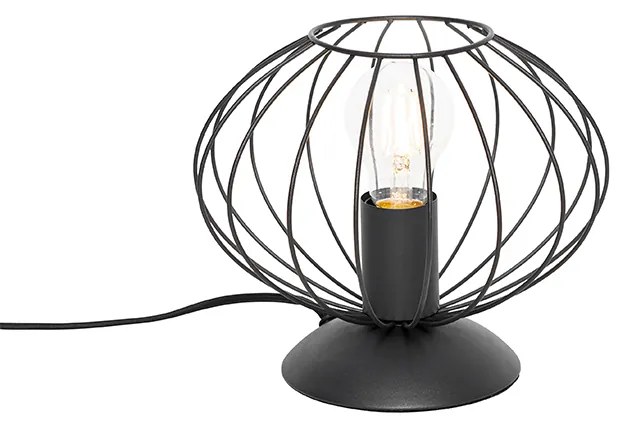 Candeeiro de mesa industrial preto - Margarita