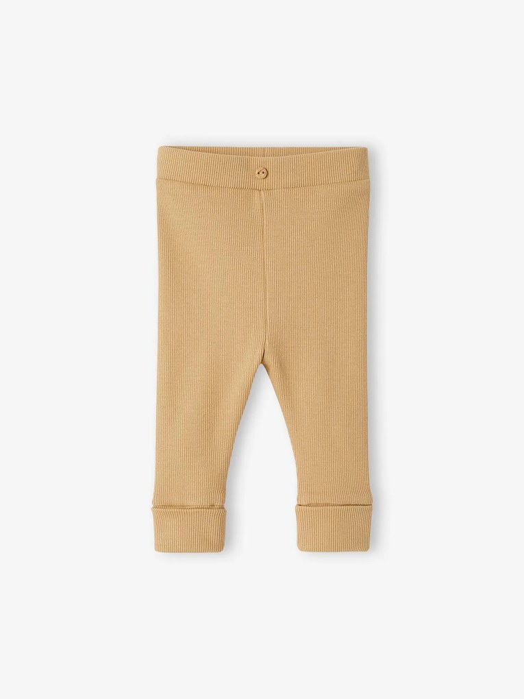 Agora -25% | Leggings evolutivos, para bebé, BASICS amarelo-dourado