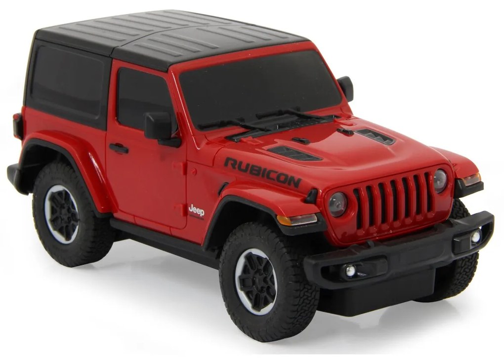 Carro Telecomandado Jeep Wrangler JL 1:24 2,4GHz Vermelho