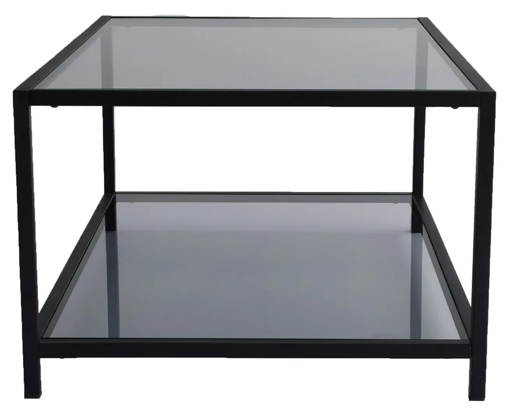 Mesa de Café Astro - Preto Fumado - 90x40x60 cm