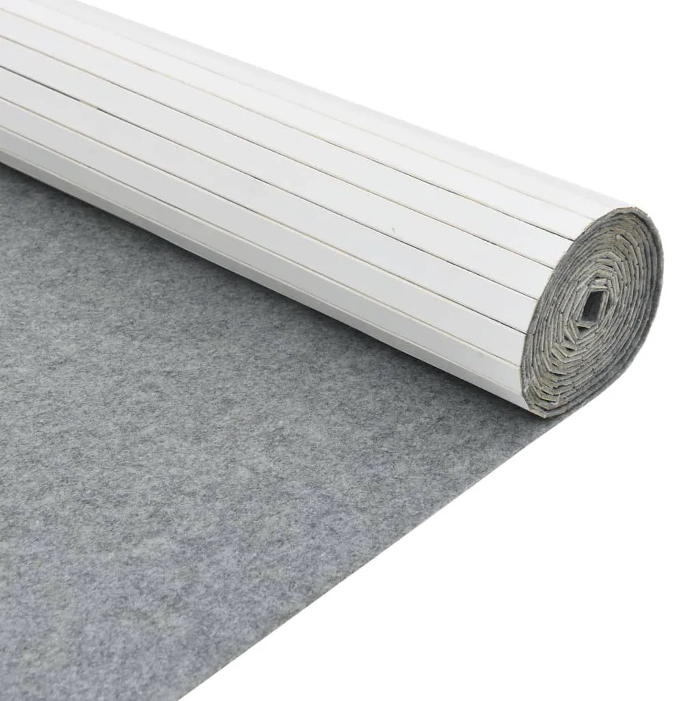 Divisória 165x600 cm bambu branco