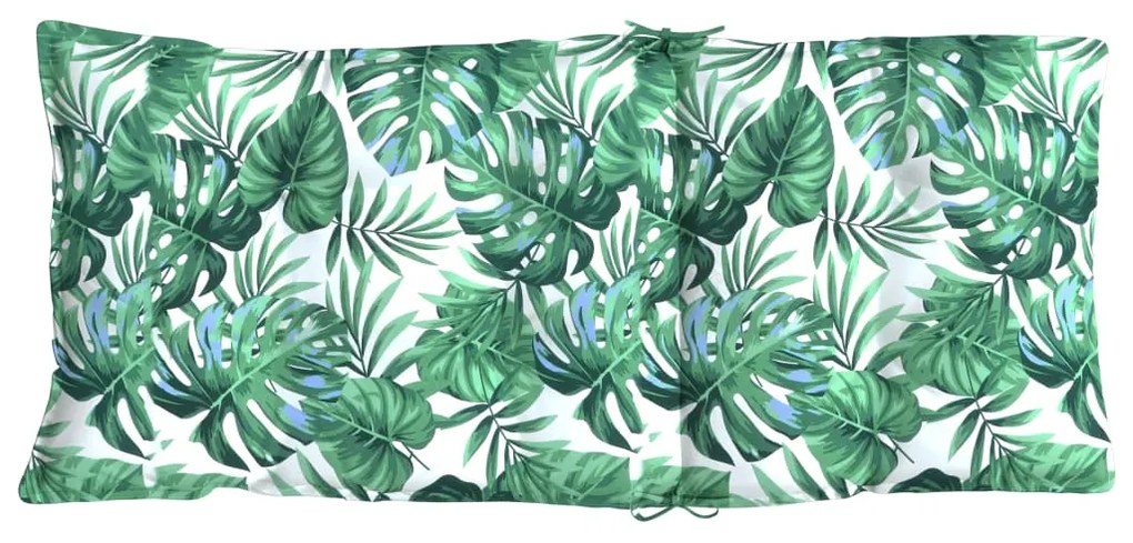 Almofadões p/ cadeira encosto alto 2 pcs tecido oxford folhas