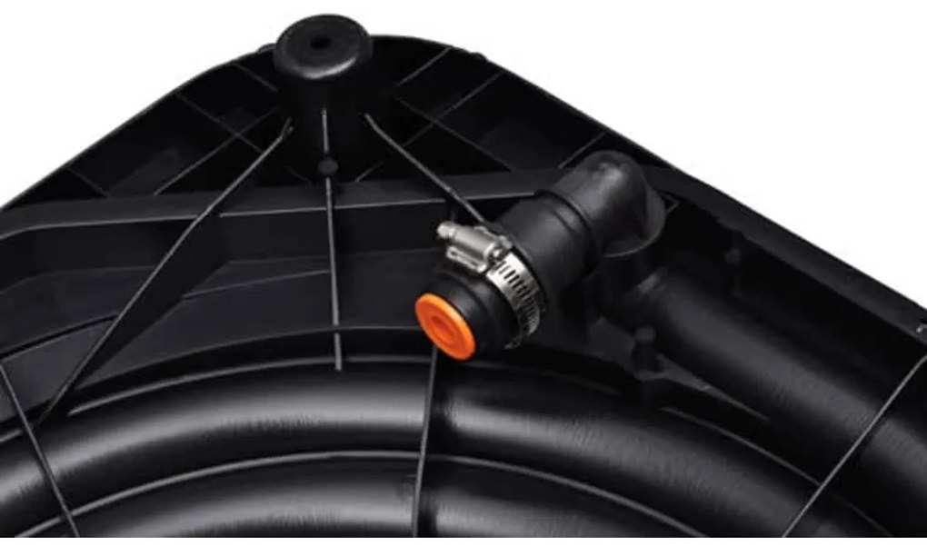 Conjunto de 2 aquecedores solares de piscina 735W