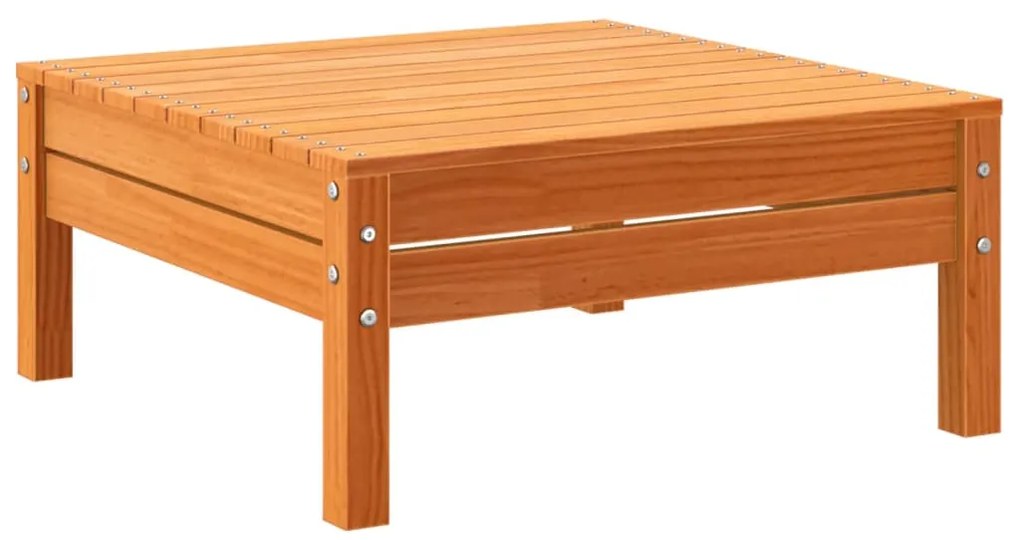 5pcs conj. sofás jardim + almofadões pinho maciço castanho-mel