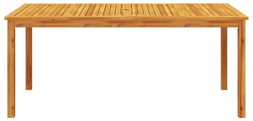 7 pcs conjunto de jantar para jardim madeira de acácia maciça