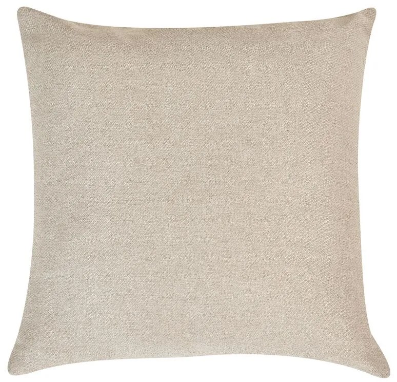 Chaise-longue à esquerda em tecido creme RIOM Beliani