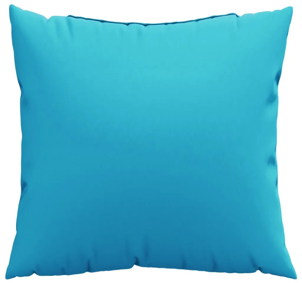 Almofadas decorativas 4 pcs 60x60 cm tecido turquesa