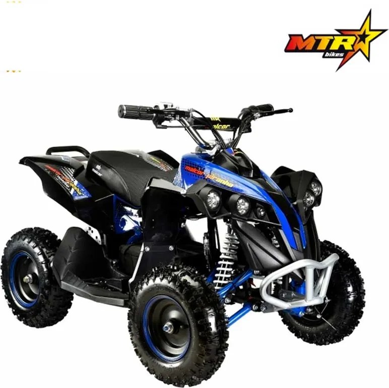 MINI MOTO 4 INFANTIL ELECTRICA 1000W MTR MALCOR PIRANHA AZUL