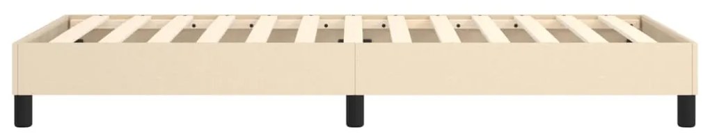 Estrutura de cama sem colchão 80x200 cm creme