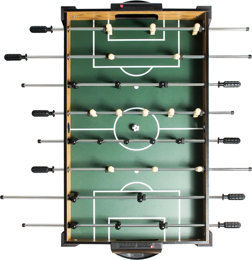 Mesa matraquilhos para crianças, 122 x 61 x 79 cm, Com 2 Bolas e 22 Jogadores