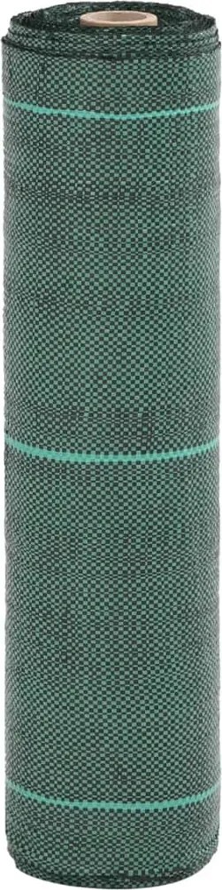 vidaXL Tela para ervas daninhas 0,5x10 m PP verde