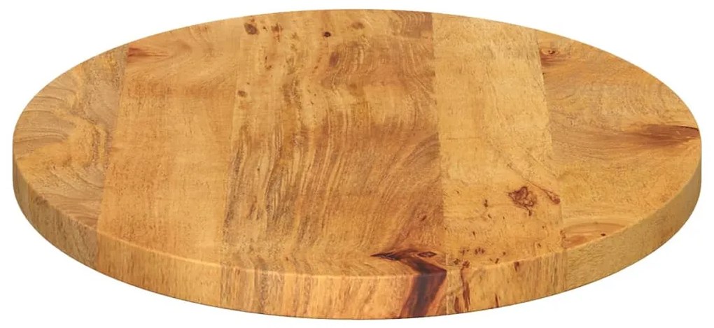 Tampo de mesa oval 110x50x2,5 cm madeira de mangueira maciça