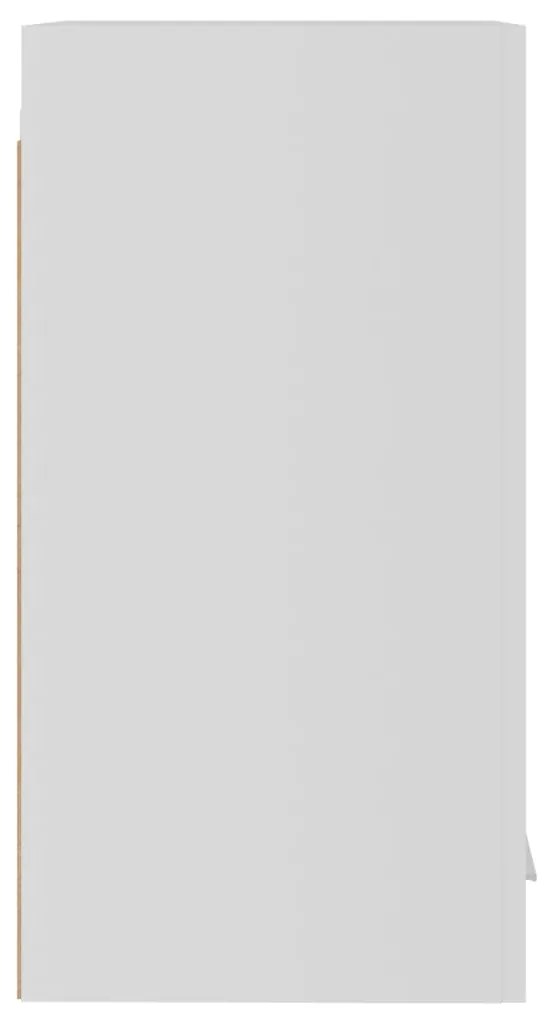 Armário de parede 29,5x31x60 cm contraplacado branco